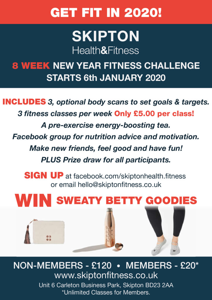 Get Fit in 2020 in Skipton with our fitness classes